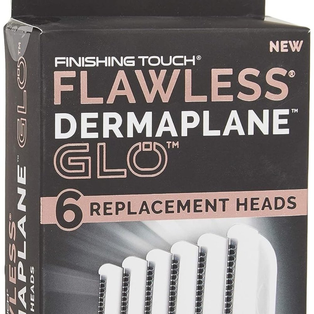 Finishing Touch Flawless Dermaplane Glo Facial Exfoliator Replacement Heads Only